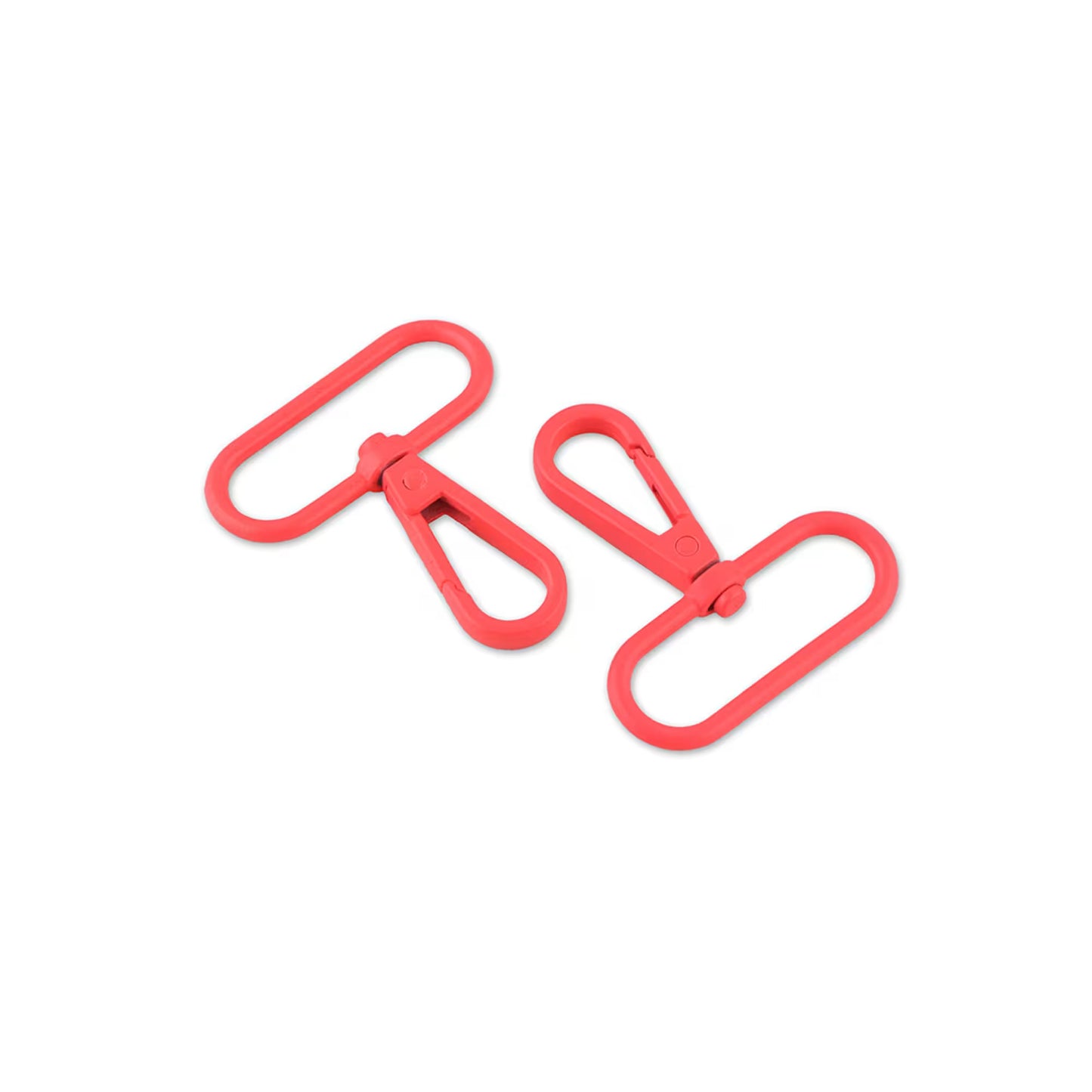 Tula Pink Neon Coral 1½" Swivel Hooks x 2 by Sallie Tomato notions product photo SKU STS180NC