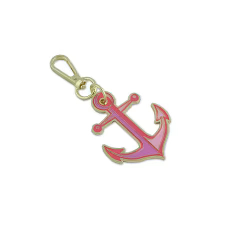 Sallie Tomato - Anchors Aweigh Coralline Bag Charm - STS346 (Preorder)