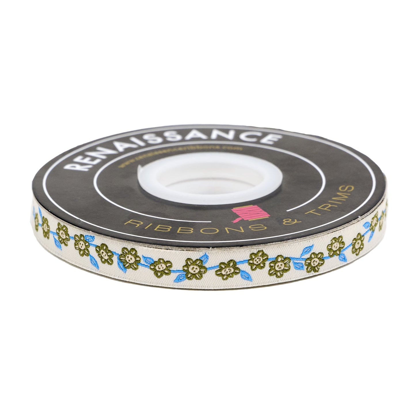 Hello Alice - Chatty Garden - 1/2" width - by Sarah Watts - One Yard (Preorder)