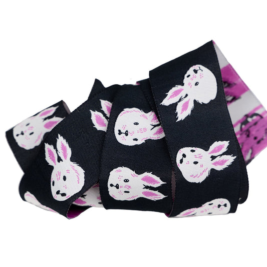 Hello Alice - Rushing Rabbit - 1-1/2" width - by Sarah Watts - One Yard (Preorder)