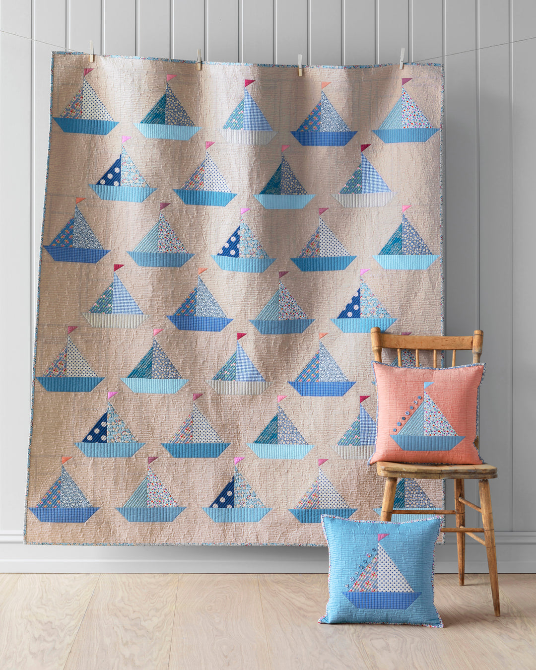 PREORDER - Creating Memories - Sailboat - Tilda Fabrics - Quilt Kit