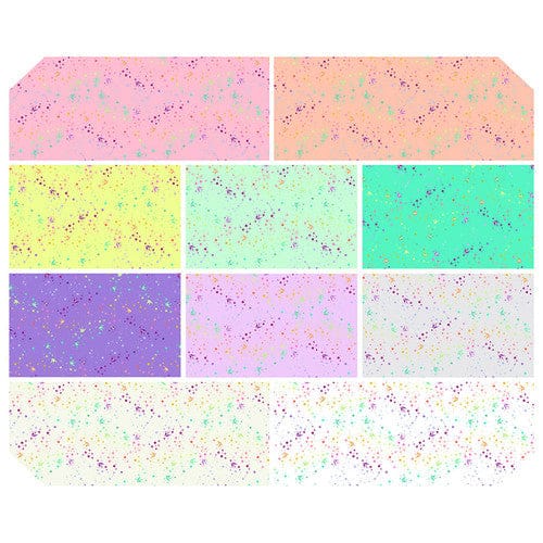 PREORDER - True Colors - Fairy Dust - 10" Charm Pack of 42 pcs - Tula Pink - FB610TP.FAIRYDUST