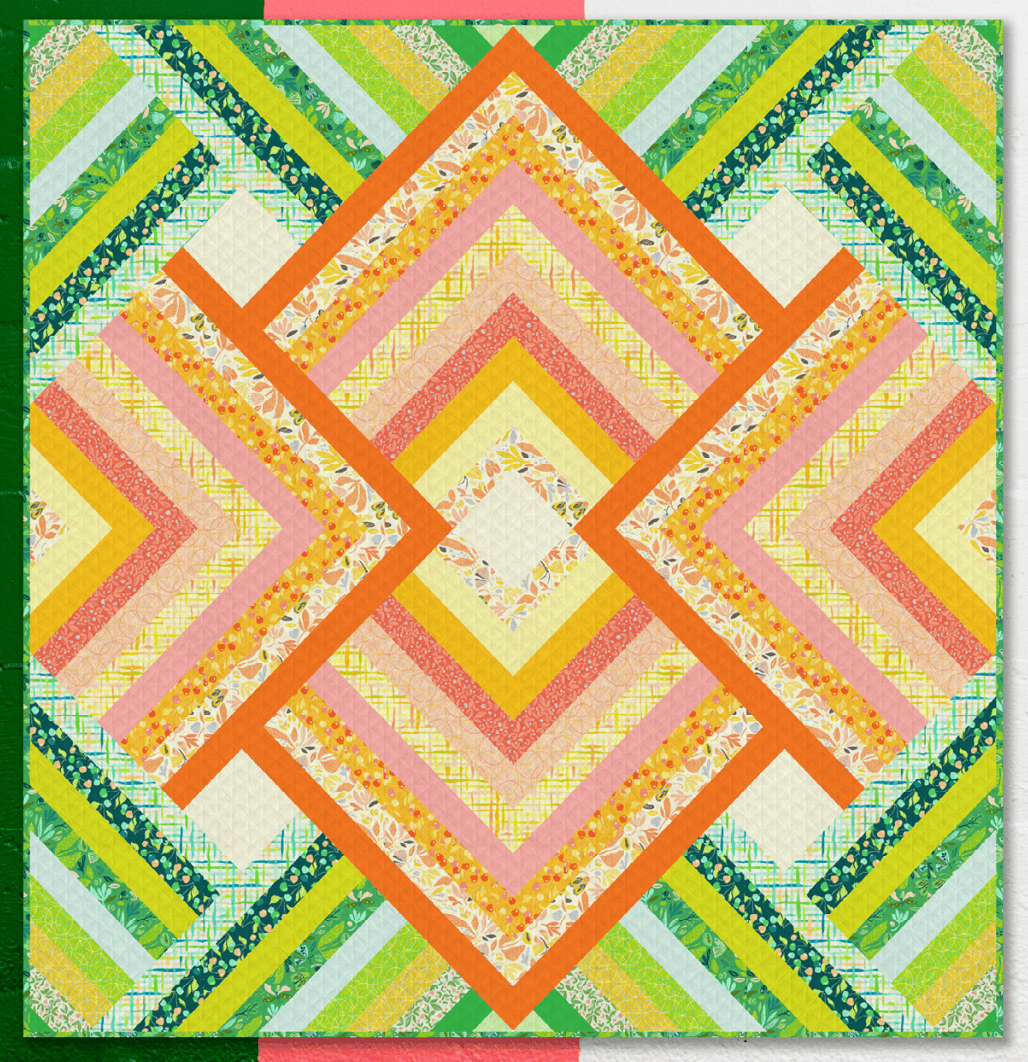 Kinetic Quilt Kit - Summersault Collection by Tamara Kate - Fabric Only