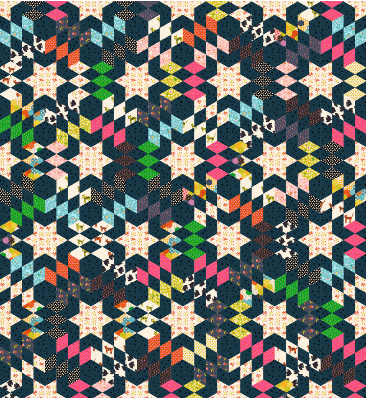 Heirloom Stars Quilt Kit - featuring Catnap by Alexia Abegg