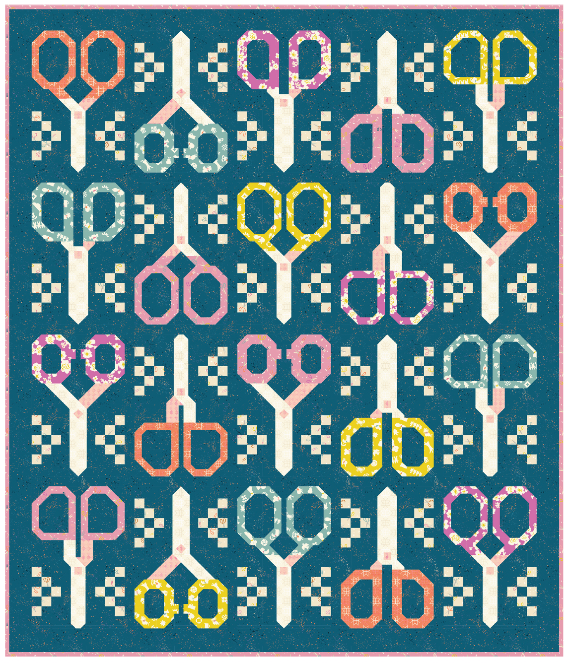 Stay Sharp Quilt Kit - KIT.STAYSHARP.PC2 - Quilt Kit Fabric Only (Preorder)