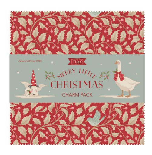 Merry Little Christmas 5-Inch Charm Pack by Tilda Fabrics, 40 Pieces (Preorder)