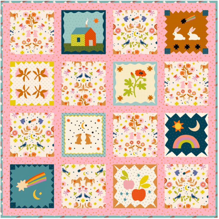 Mystic Fable Panel Quilt Kit - Alexia Abegg - KIT-MYSTIC (Preorder)