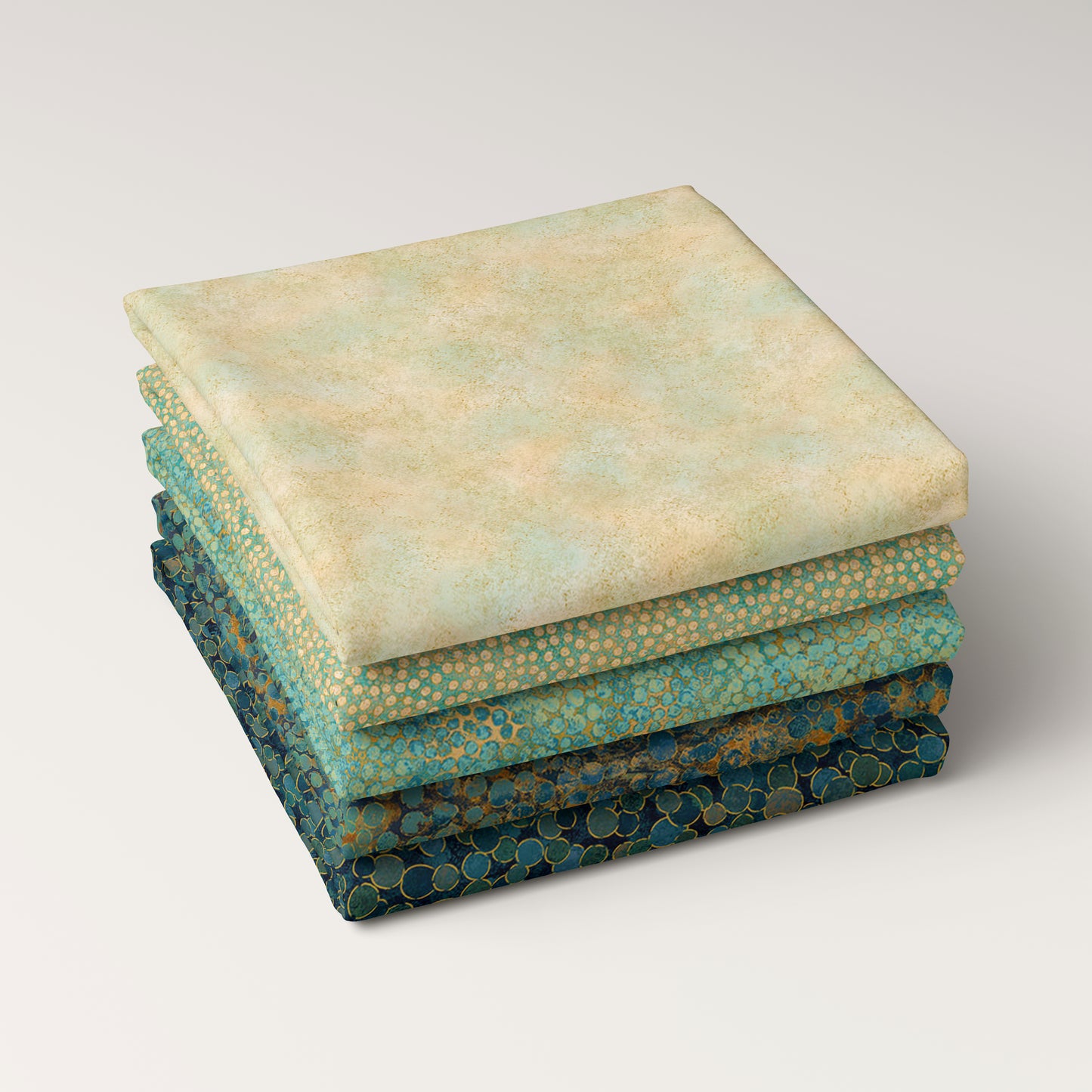 Dawn - 5 pc Fat Quarter Bundle - Shimmer by Deborah Edwards