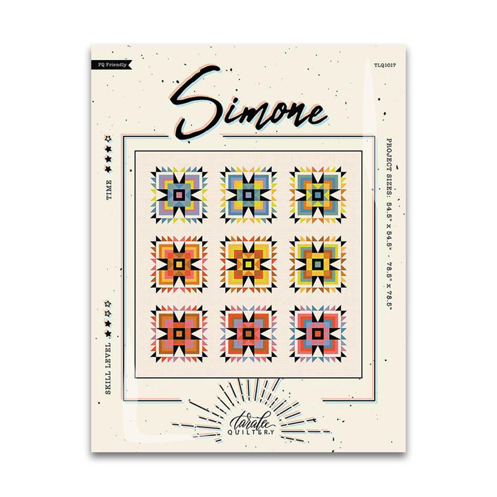 Simone - Quilt Pattern - Taralee Quiltery - Paper Pattern
