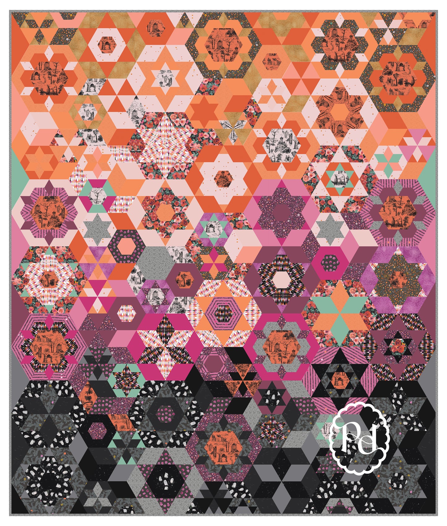 Smitten - Enshadow - Quilt Kit - Fabric Only - SMITTEN_KRENSH