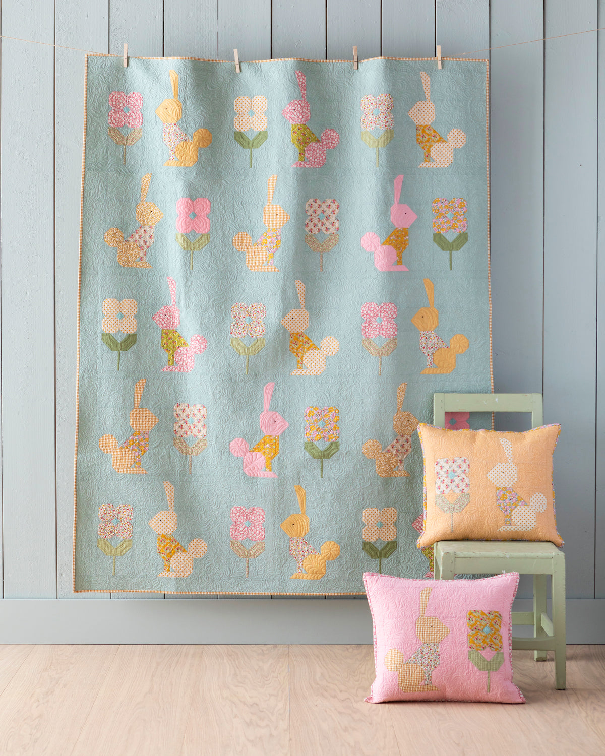 Tilda's Spring Hare Quilt Kit - Creating Memories Collection by Tilda Fabrics