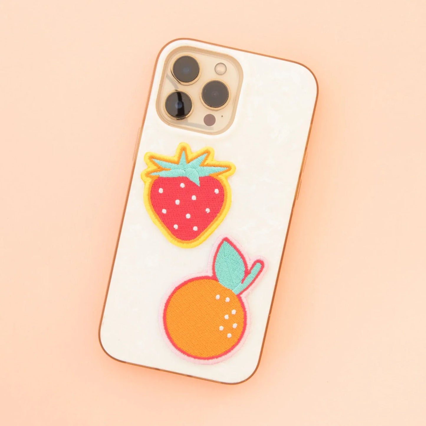 Sarah Hearts - Summer Fruit - Embroidered Peel & Stick or Sew-On Patches - PAT175