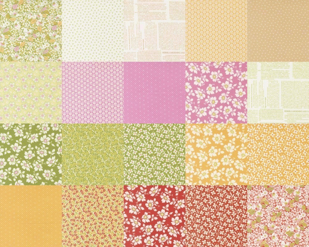 Summer's End Fat Quarter Bundle for Moda, 40 pieces