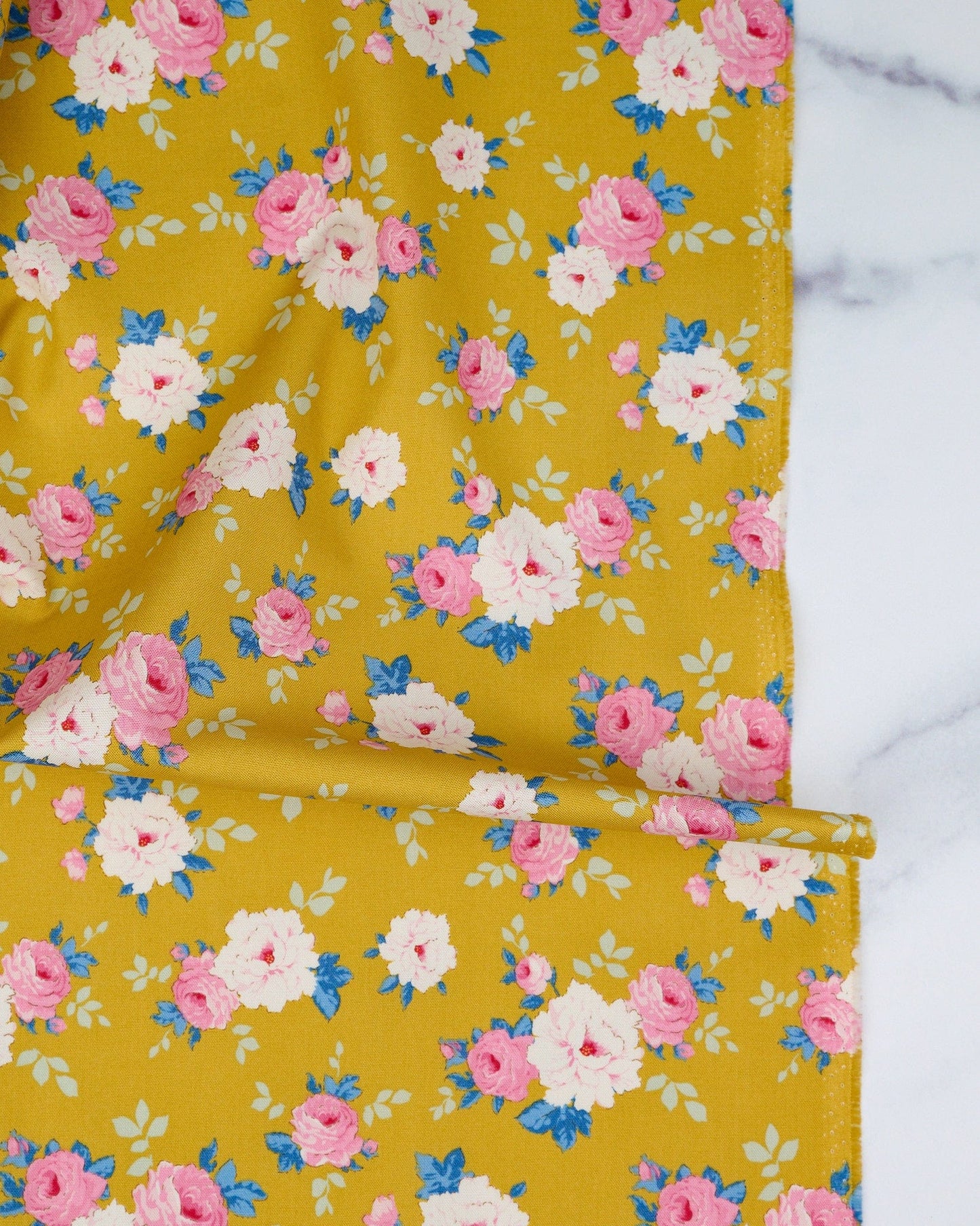 Sunday Brunch - Pernille Yellow - Tilda Fabrics - TIL100588 - Half Yard
