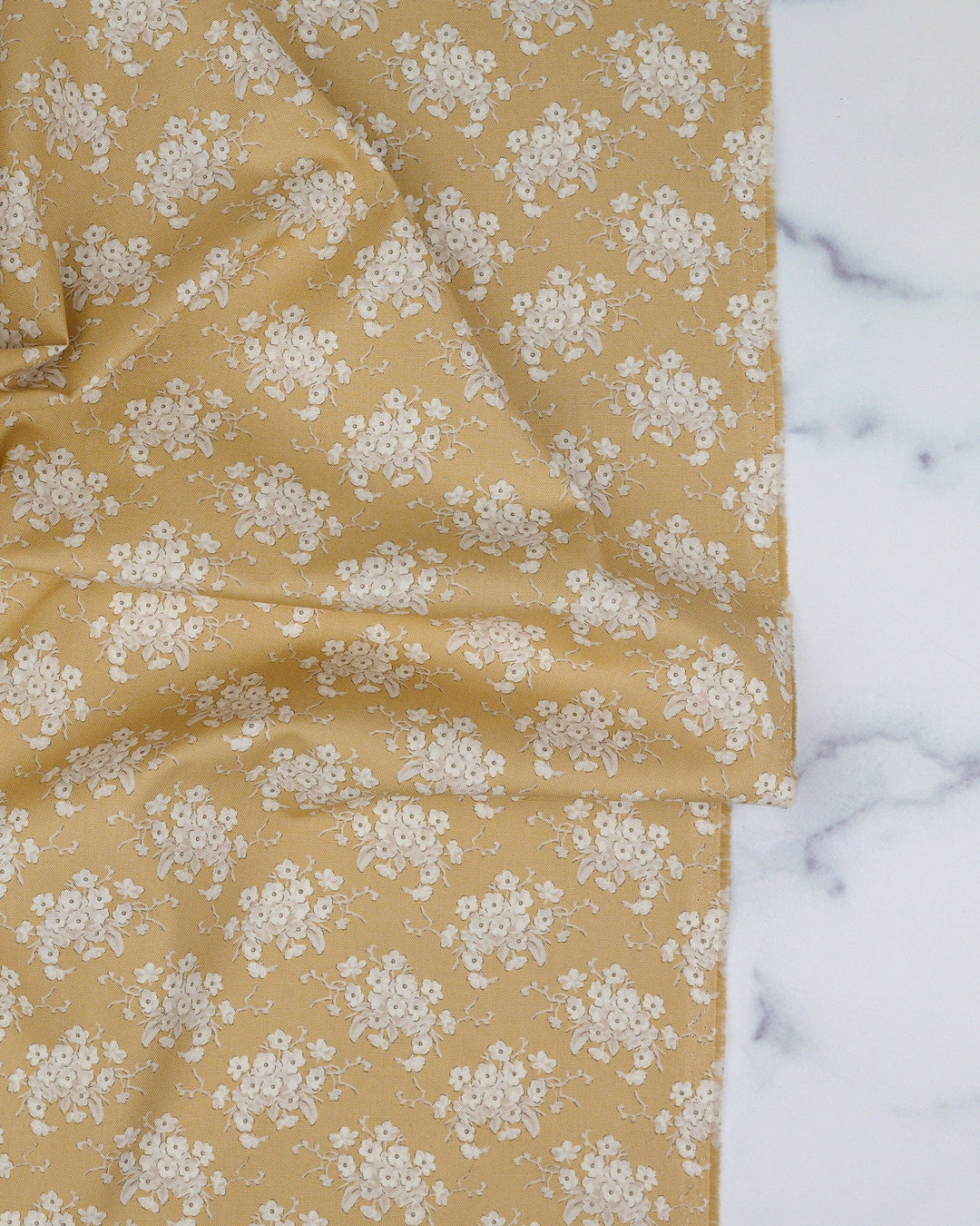 Sunday Brunch - White Flower Sand - Tilda Fabrics - TIL100600 - Half Yard