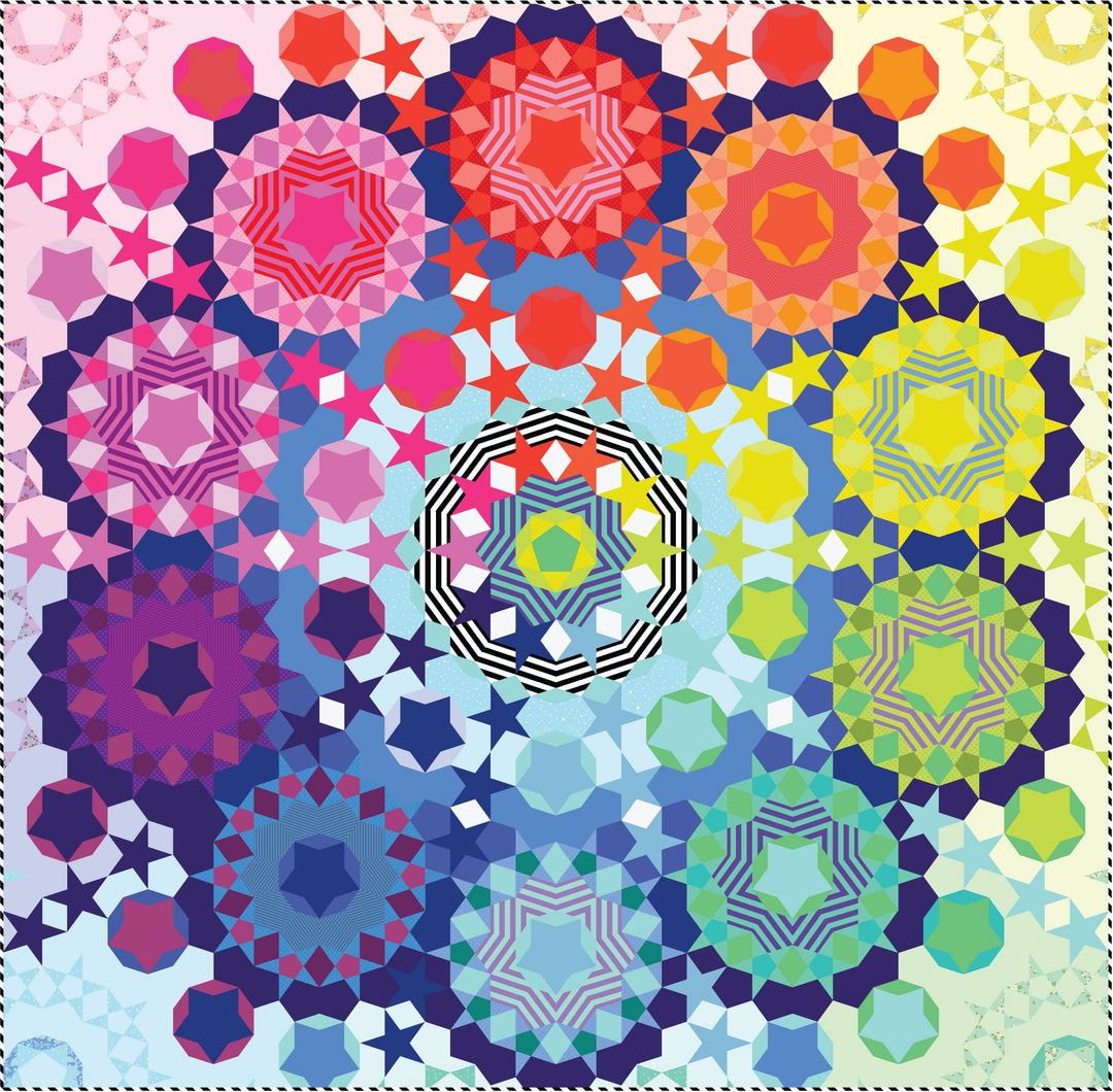 Supernova Quilt Kit - True Colors by Tula Pink (Preorder)