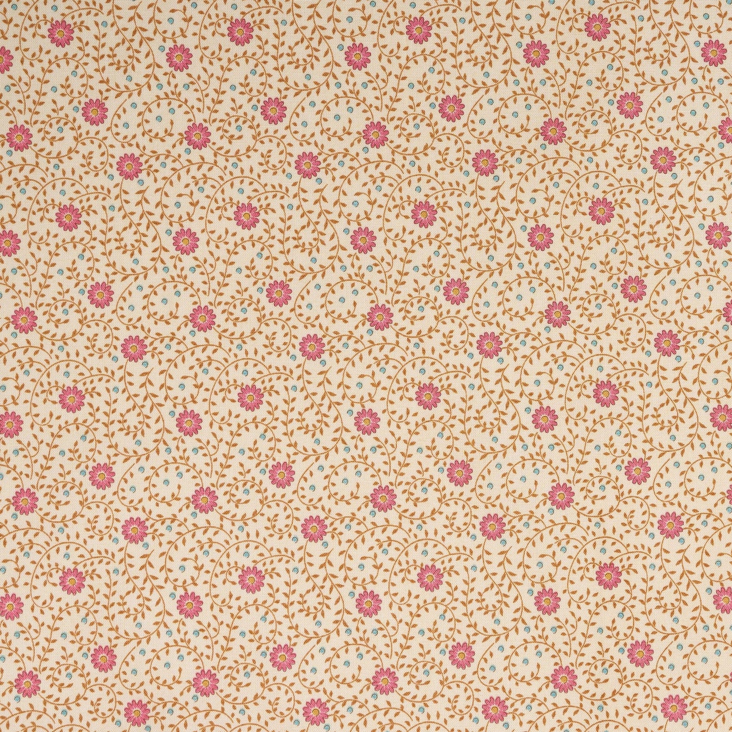 Sanctuary - Daisydream Tan - Tilda Fabrics - TIL100568 - Half Yard