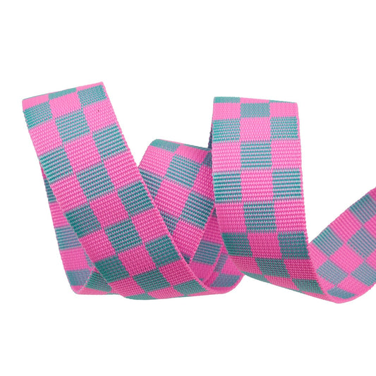 1-1/2" Webbing - Check Please in Cosmic - Tula Pink Untamed - One Yard