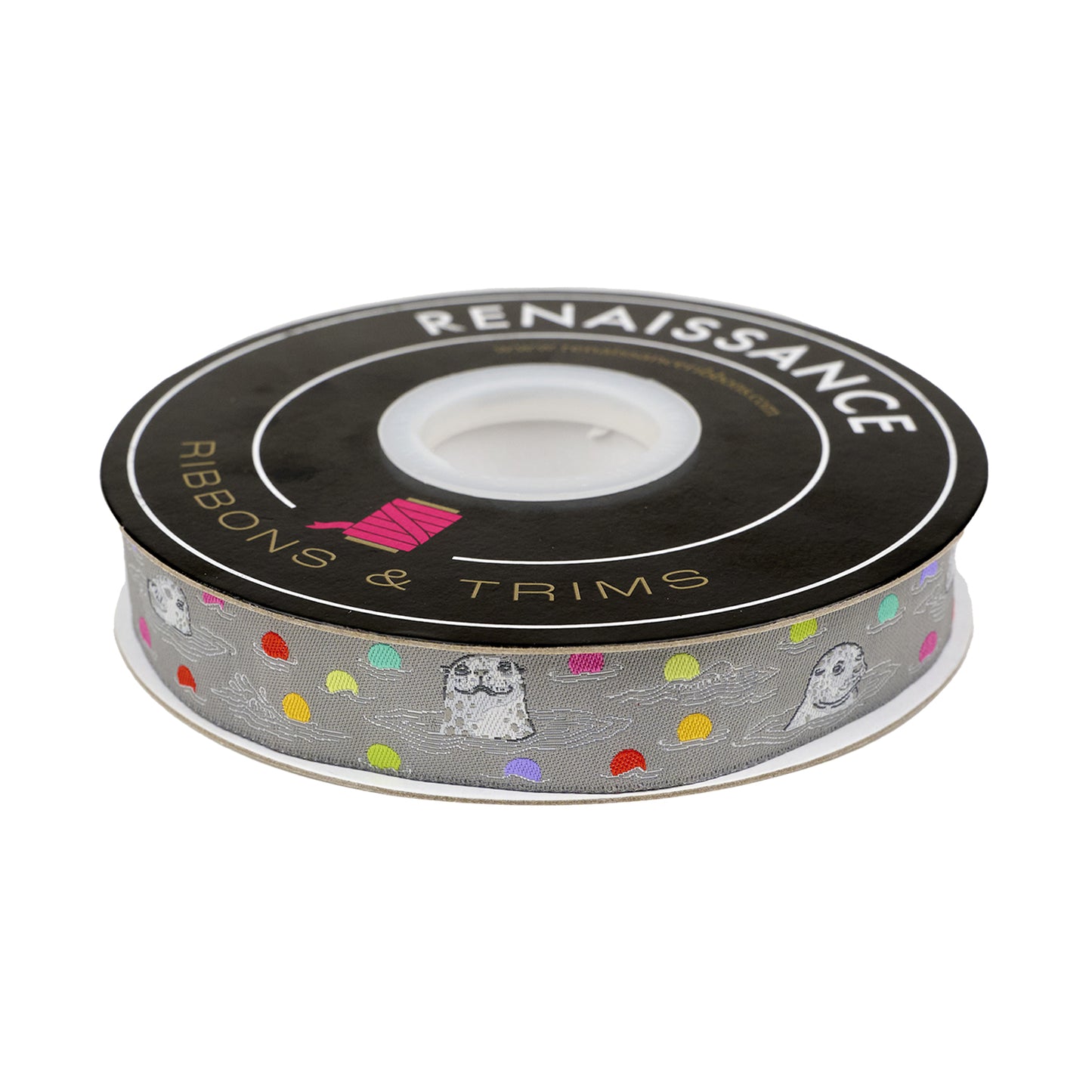 Graywork - Seal the Deal in Shadow - 7/8" width - by Tula Pink - One Yard