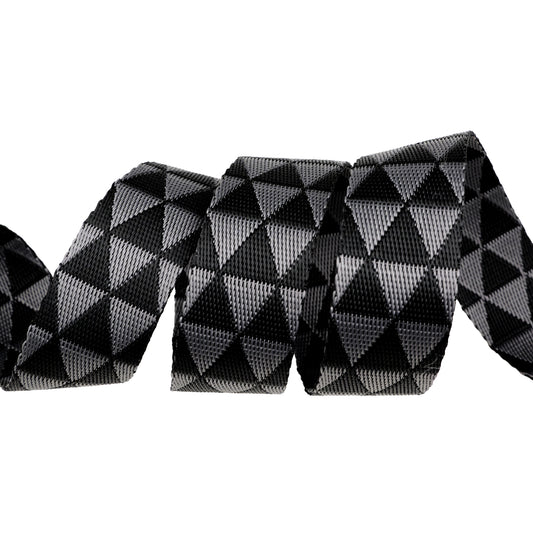 Graywork - Kinda Shady in Carbon WEBBING - 1-1/2" width - by Tula Pink - One Yard