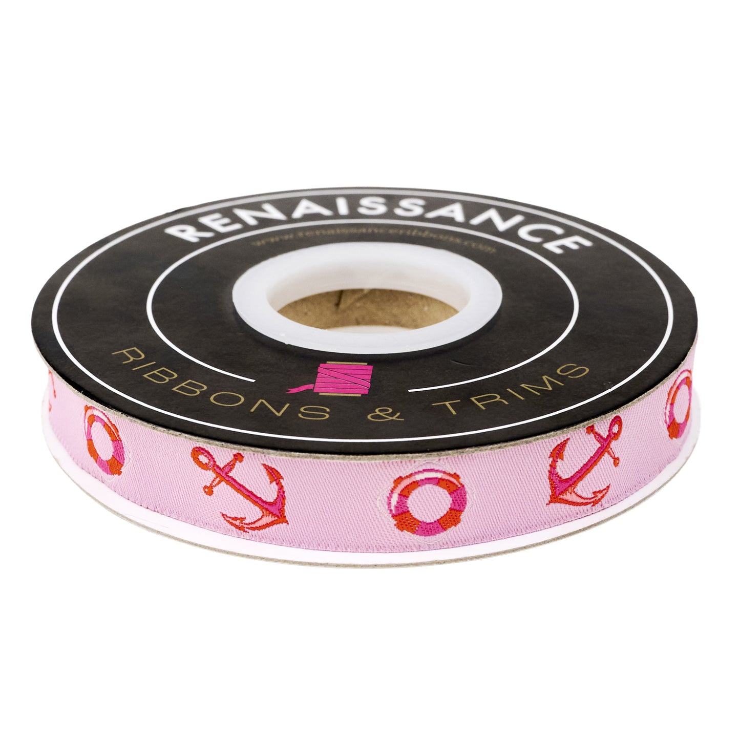 Floral Reef - Floaties and Sinkies in Coralline - 5/8" width - by Tula Pink - One Yard (Preorder)