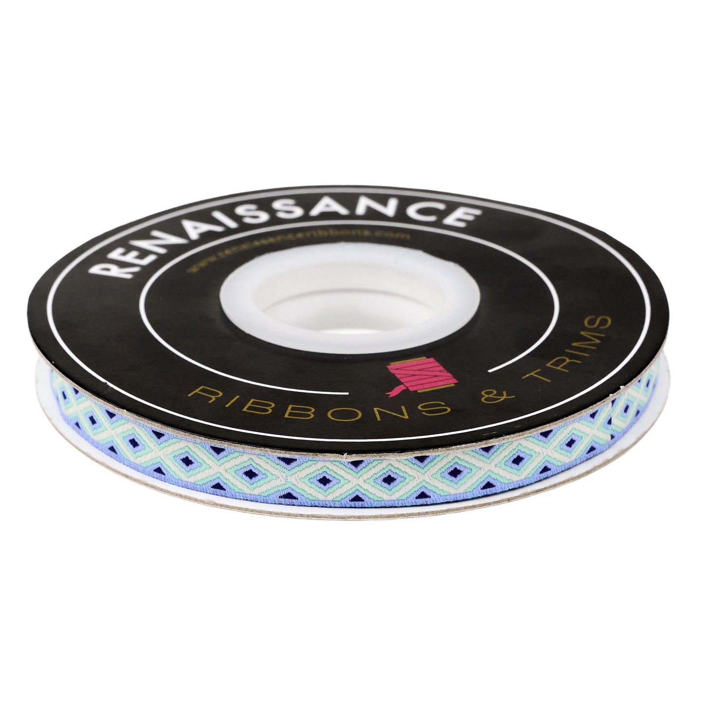 Floral Reef - Lighthouse Windows in Marine - 3/8" width - by Tula Pink - One Yard (Preorder)