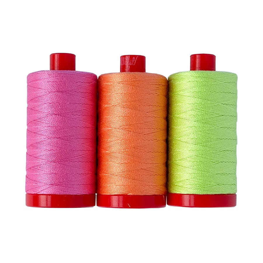 Untamed - 12wt Aurifil Thread Set - 3 pc Set - TP12NC3