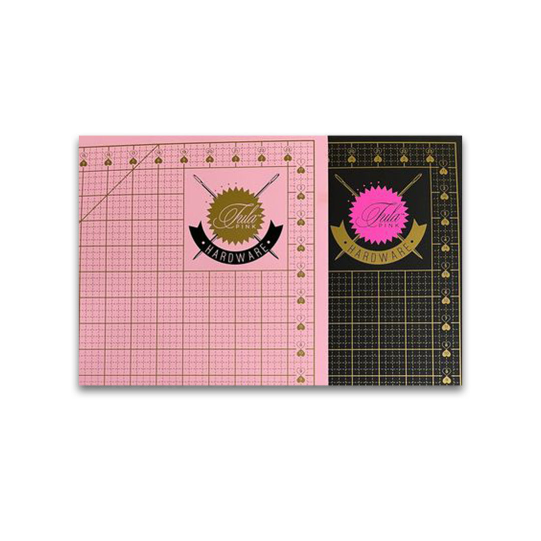 PREORDER - Tula Pink Hardware - 24" X 18" Double Sided Cutting Mat - TPDMAT2418