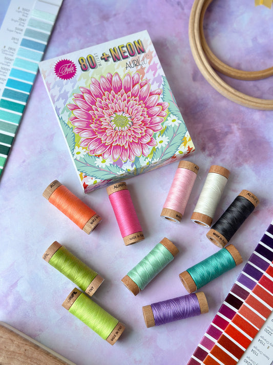 Untamed - 80wt Aurifil Thread Set - 10 pc Set - TP80UD10
