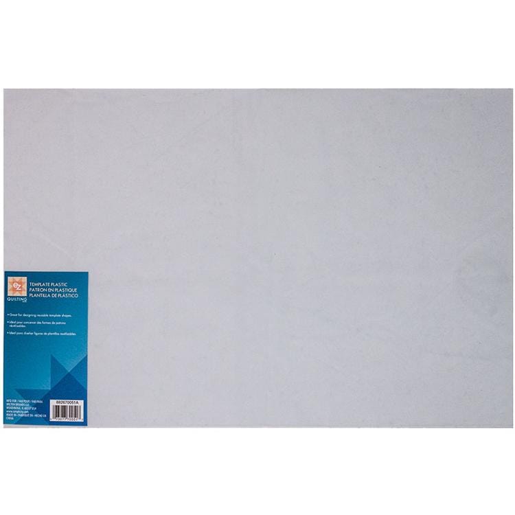 Clear Template Plastic - (1) 12" x 18" sheet - 882670051A