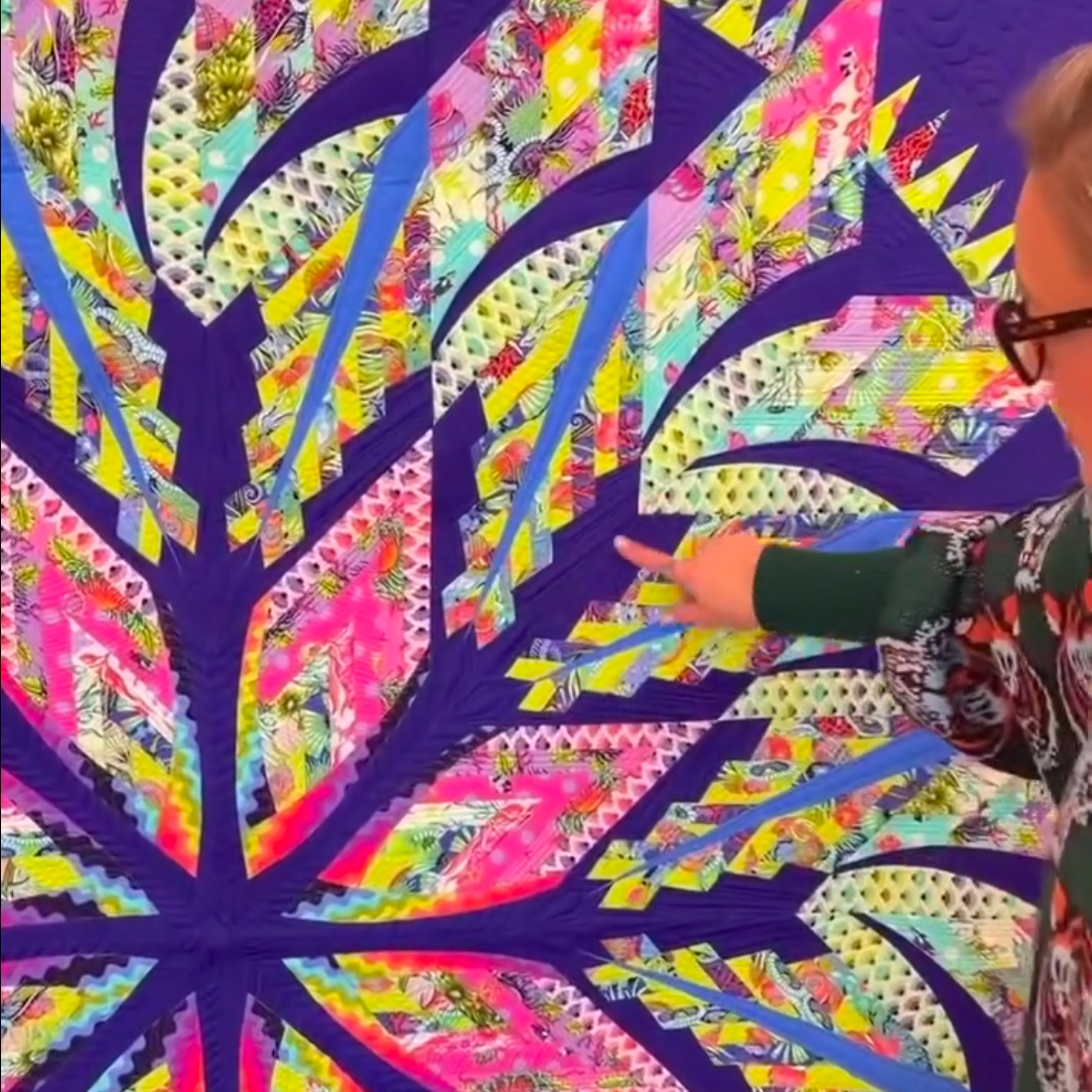 Tide Flower Block of the Month (Quiltworx + Floral Reef)