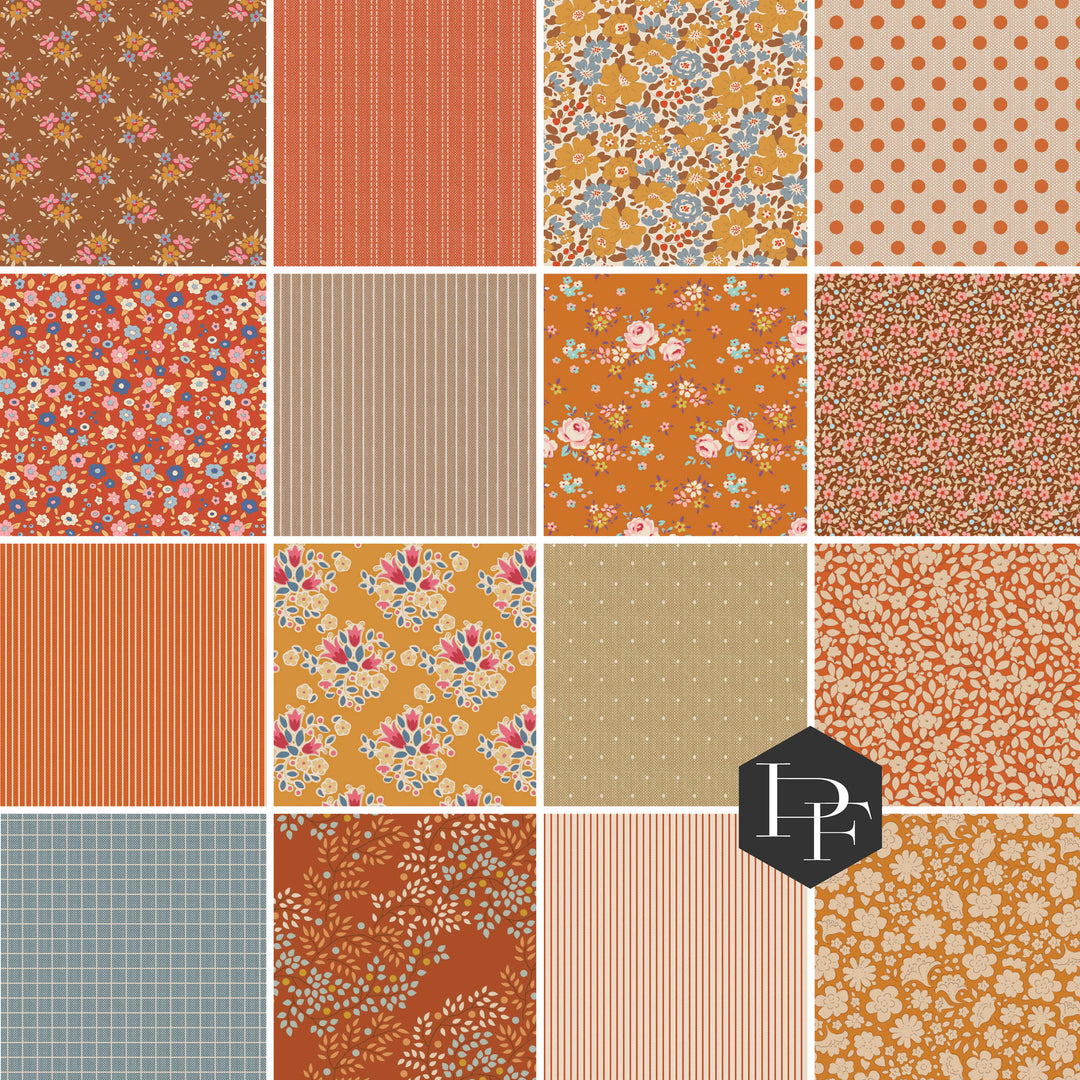 Creating Memories - Autumn Half Yard Bundle of 16 pcs - Tilda Fabrics - TIL300208-HY