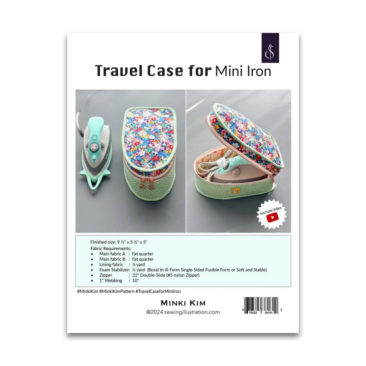 Travel Case for Mini Iron Pattern by Minki Kim