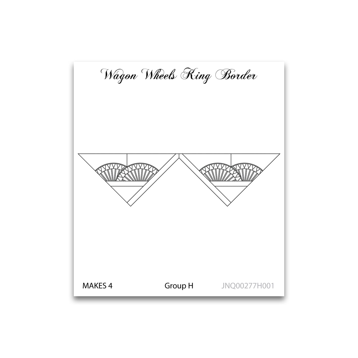 Wagon Wheel Quilt King Border Extension - Quiltworx - JNQ00277H001