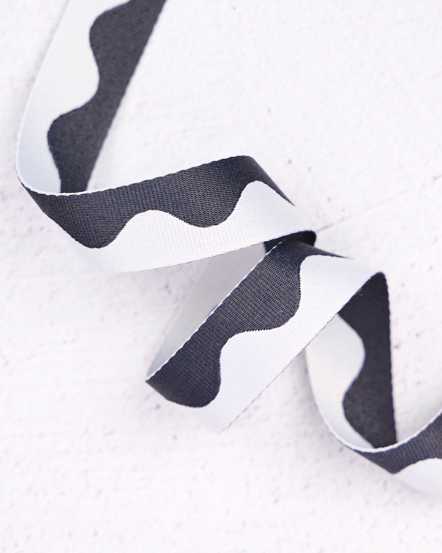 Wavy Webbing in Ash - 1" width - by Renaissance Ribbons - 3 YD PACK