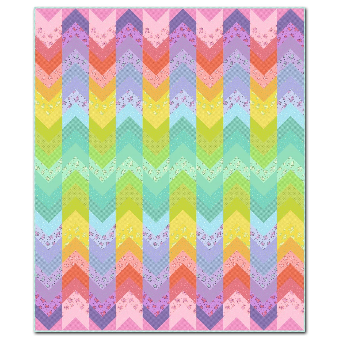 Woven Ribbons Quilt Kit - featuring True Colors 2025 from Tula Pink