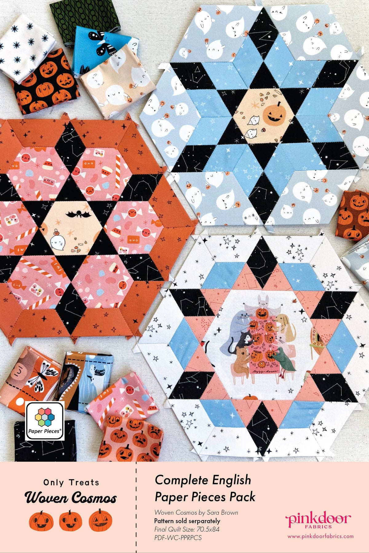 Woven Cosmos Paper Pieces Pack (Preorder)