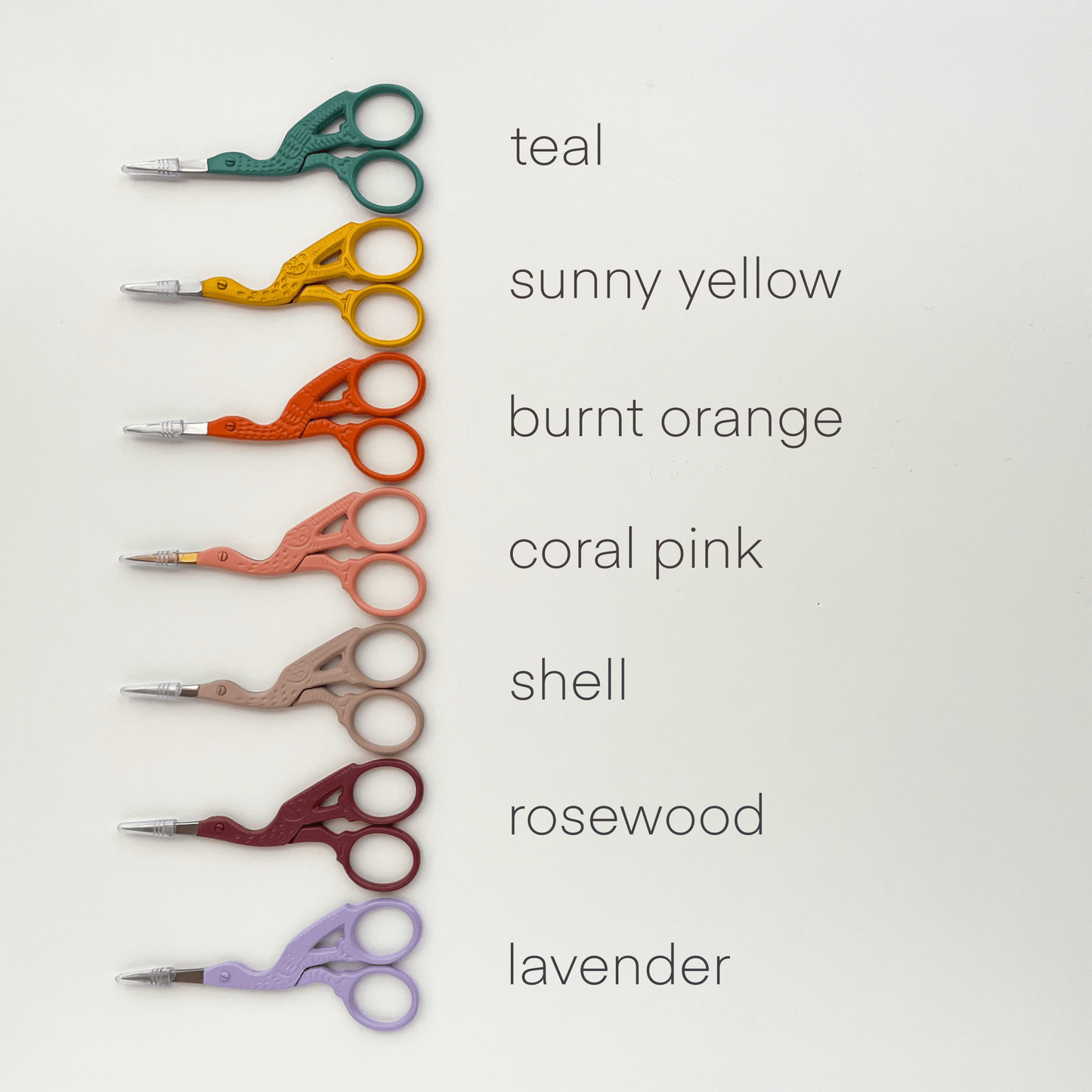 Stork Scissors - Coral Pink