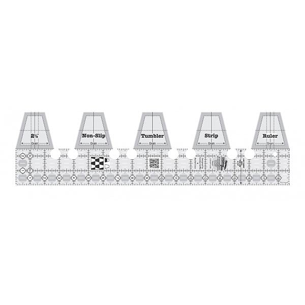 Creative Grids - Single Strip Tumbler Quilt Ruler - CGRSRTUMB
