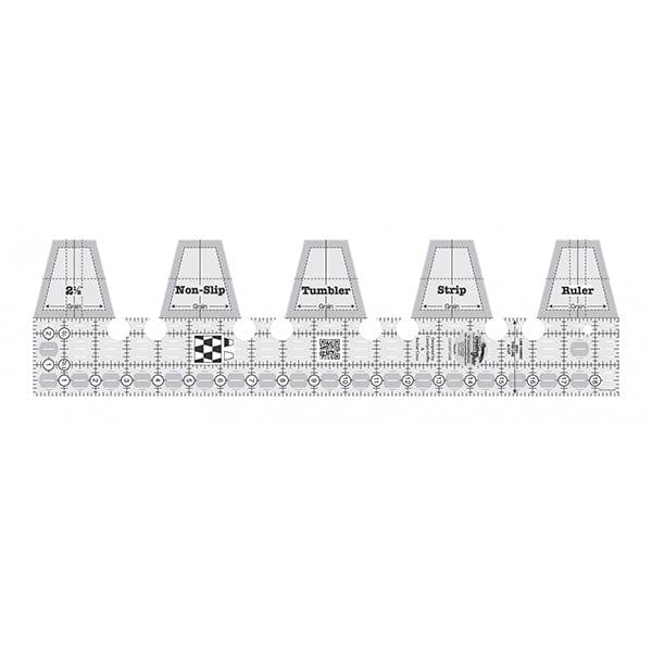 Creative Grids - Single Strip Tumbler Quilt Ruler - CGRSRTUMB