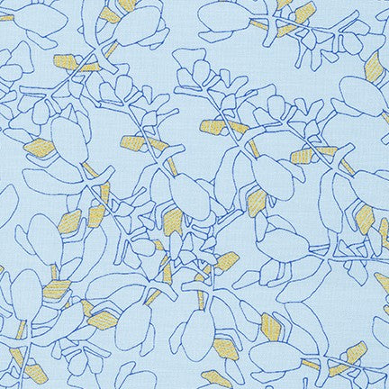 Collection CF - Succulent Blue - AFRM-19928-4 - Half Yard