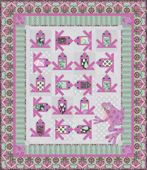 You Must Be Croaking Quilt Kit - Fabric Only (Preorder)