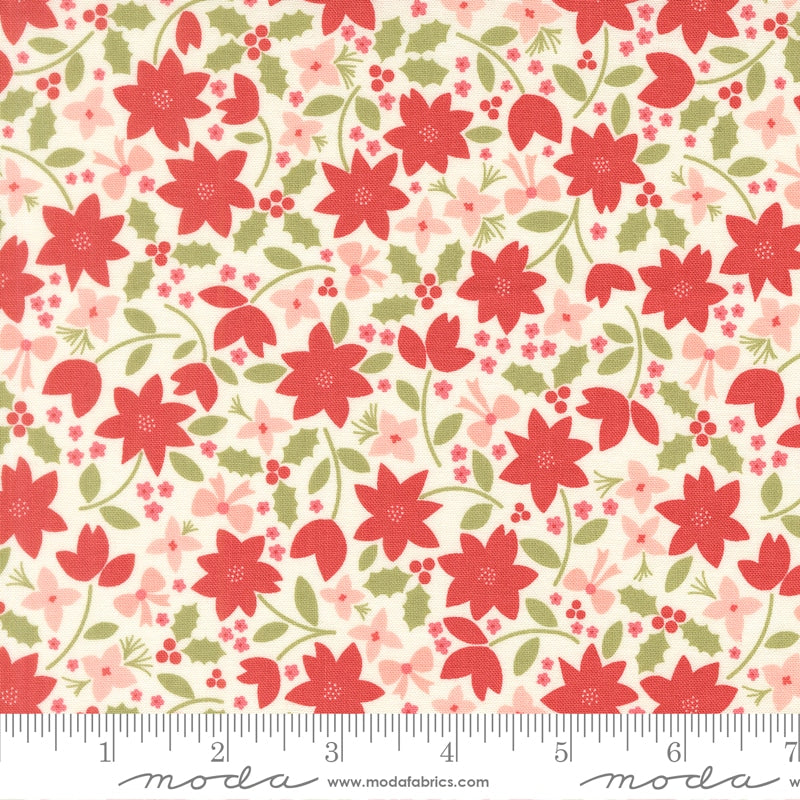 Christmas Flower in Snow - December Darling by My Sew Quilty Life for Moda (Preorder)