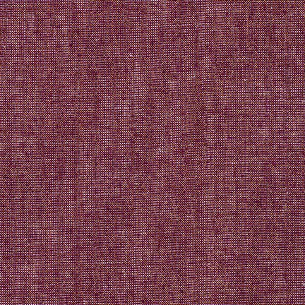 Essex Linen - Metallic Yarn Dyed in Burgundy - E105-1054 - Half Yard