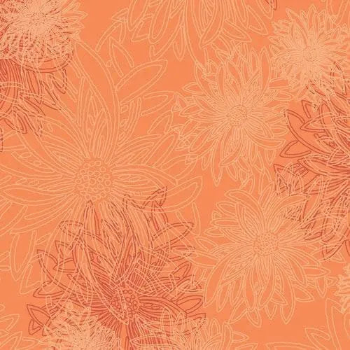 Floral Elements - Tangerine - AGF Studio - FE-525