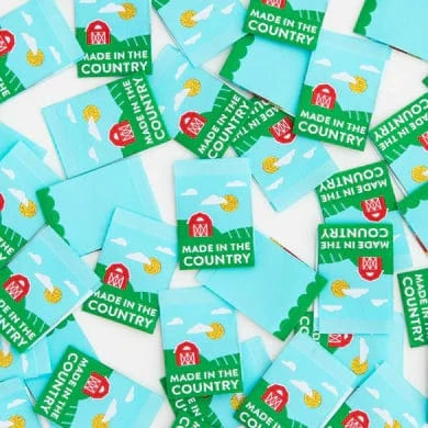 Sarah Hearts - Made in the Country Woven Labels - LP133