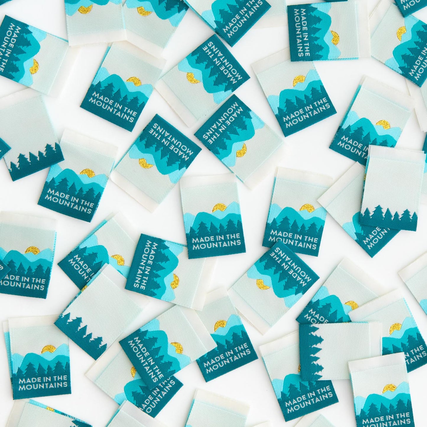 Sarah Hearts - Made in the Mountains - Sewing Woven Clothing Label Tags - LP120