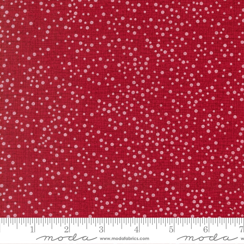 Dotty Thatched Poinsettia - Mums Christmas by Robin Pickens for Moda - Half. Yard Fabric (Preorder)