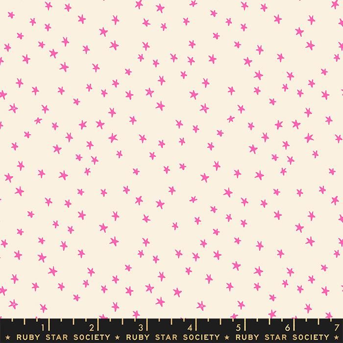 Starry - Mini Starry in Neon Pink - RS4110 22 - Half Yard