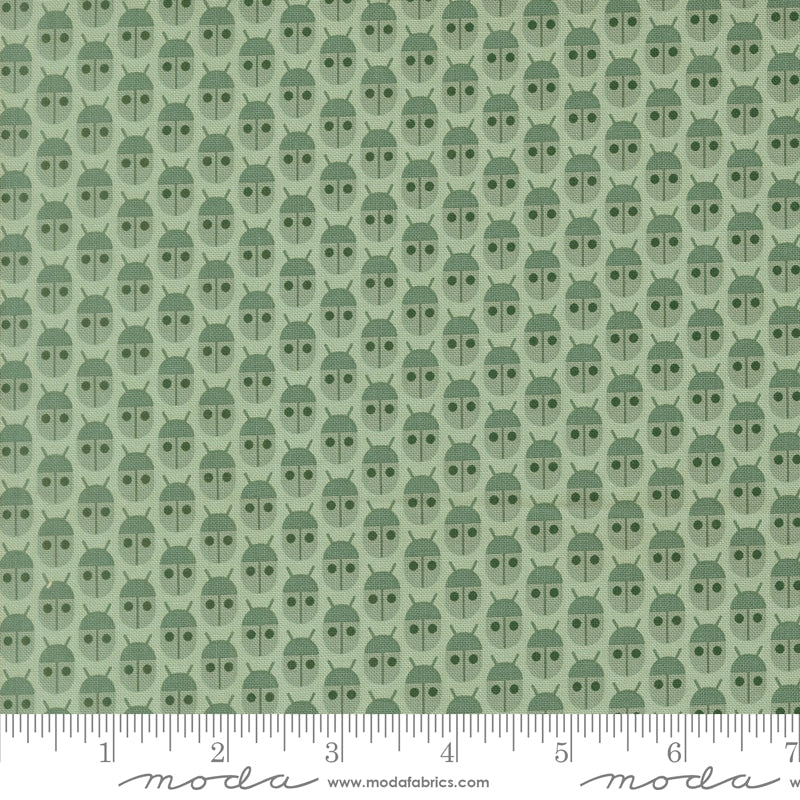 Popcorn Little Bugs in Mist - by Elizabeth Hartman for Moda (Preorder)